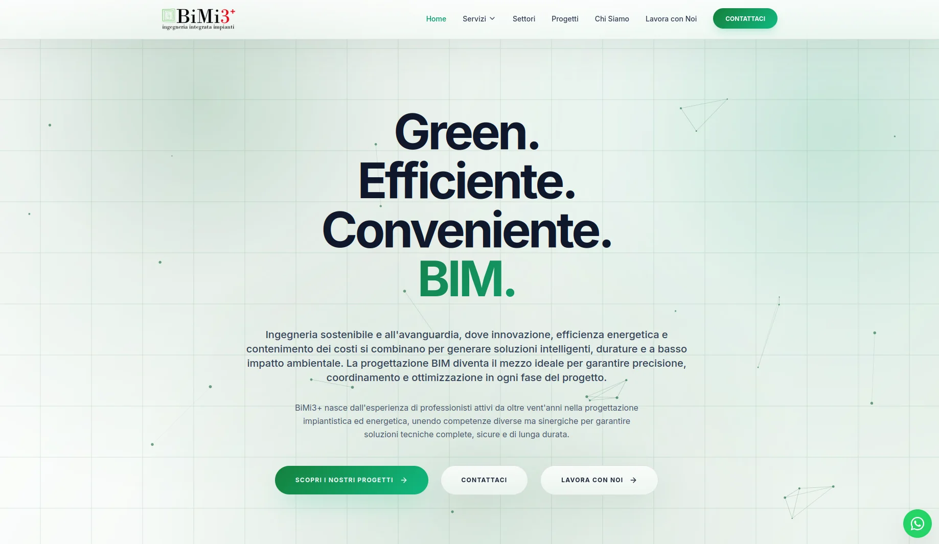 bimi3.it, hero della homepage